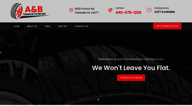 aandbcommercialtireservices.com