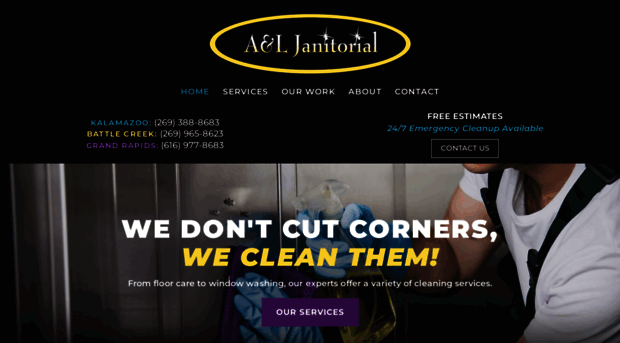 aandljanitorial.com