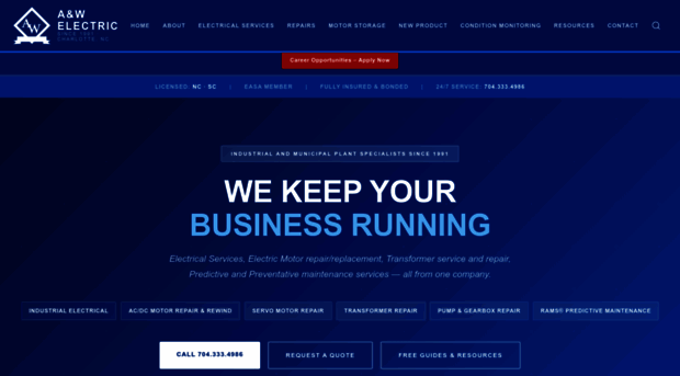 aandwelectric.com - A&W Electric - Motor & Pump Sa... - Aandw Electric