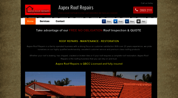 aapexroofrepairs.com