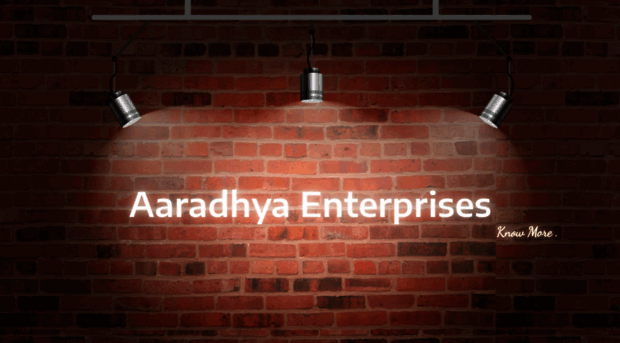 aaradhyaenterprises.in