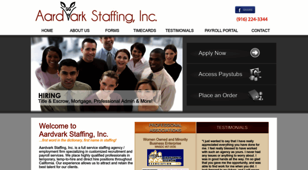 aardvarkstaffing.com