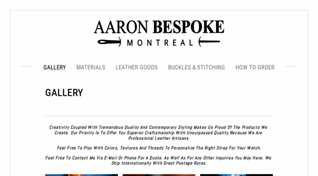 aaronbespoke.com