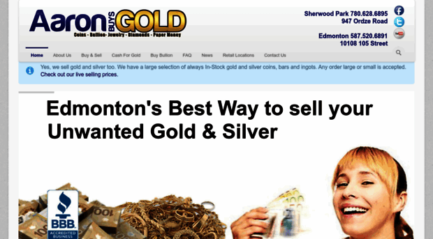 aaronbuysgold.com