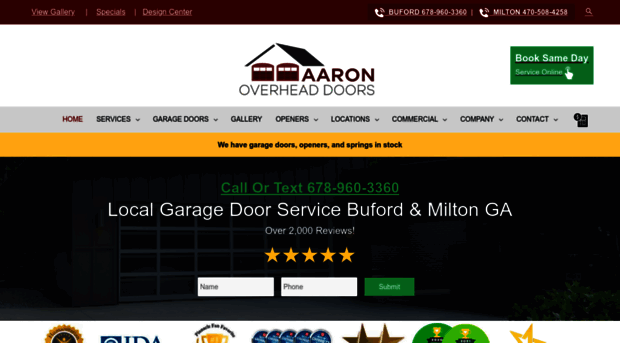 aaronoverheaddoors.com