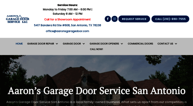 aaronsgaragedoor.com