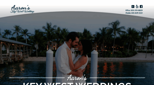 aaronskeywestweddings.com