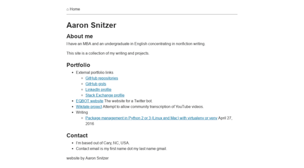 aaronsnitzer.com