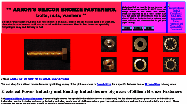 aaronssiliconbronzefasteners.com