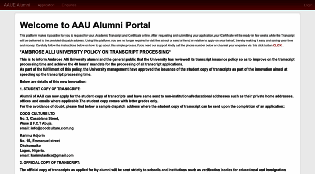 aaue-alumni.waeup.org