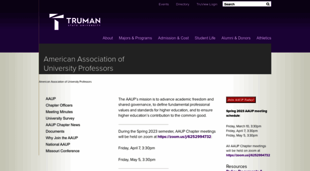 aaup.truman.edu