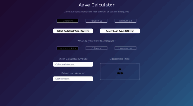 aavecalculator.com