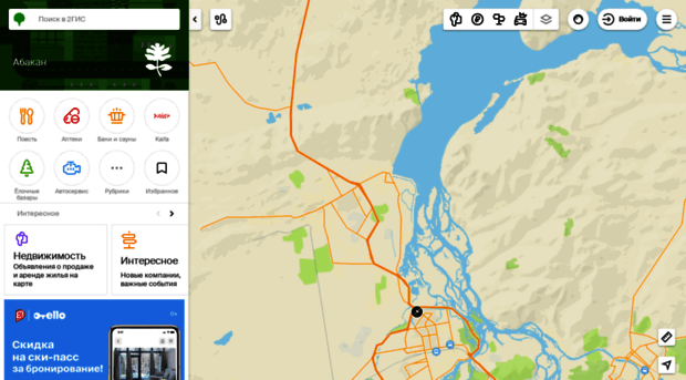 Орбитовские дачи абакан карта