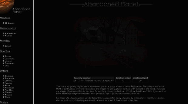 abandonedplanet.net