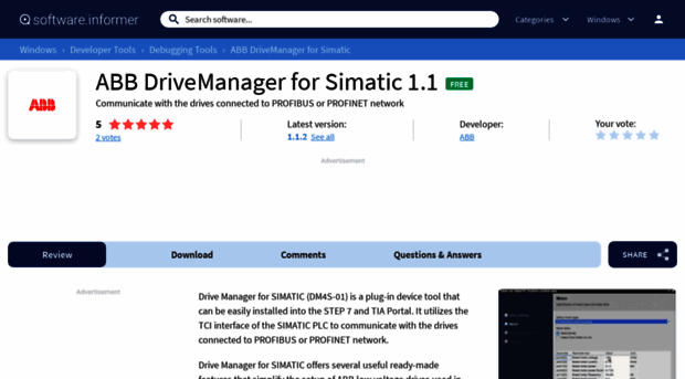 abb-drivemanager-for-simatic.software.informer.com