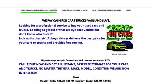 abbeyscash4cars.com