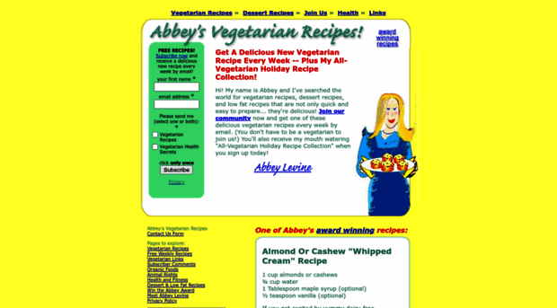 abbeysvegetarianrecipes.com