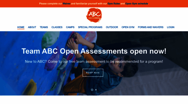 abckidsclimbing.com