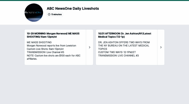 abcnewsone-live.youcanbook.me