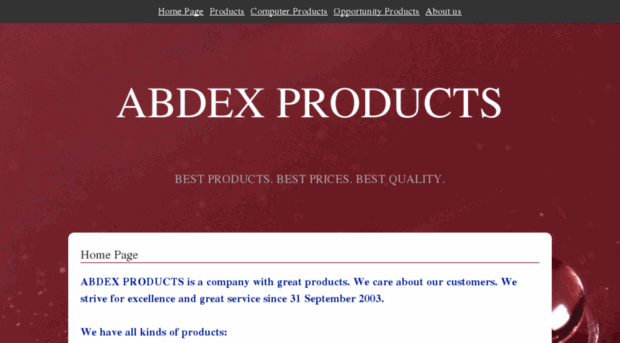 abdexproducts.com