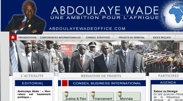 abdoulayewadeoffice.com