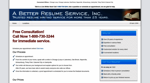 abetterresumeservice.com