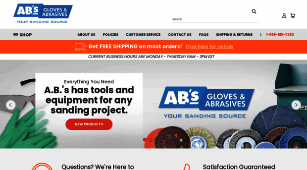 abglovesandabrasives.com