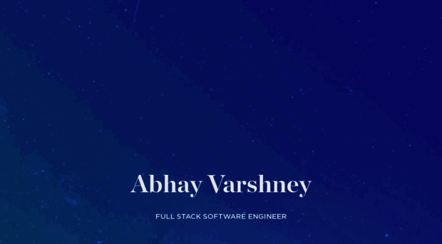 abhayvarshney.github.io