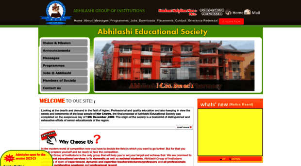 abhilashi-edu.in