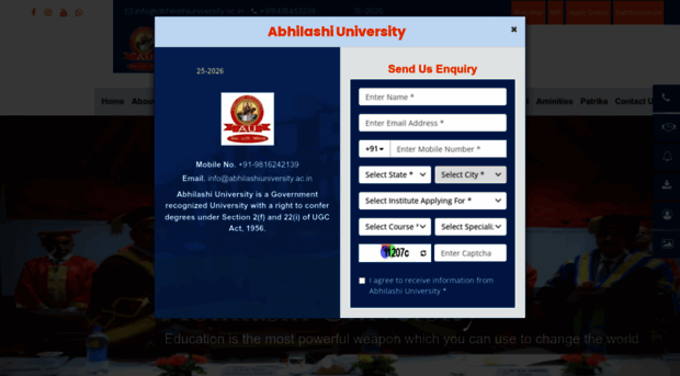 abhilashiuniversity.ac.in
