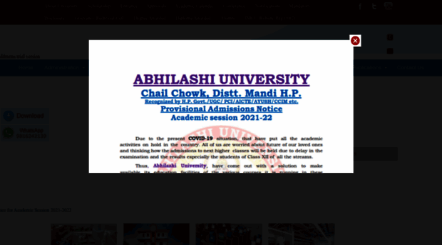 abhilashiuniversity.com