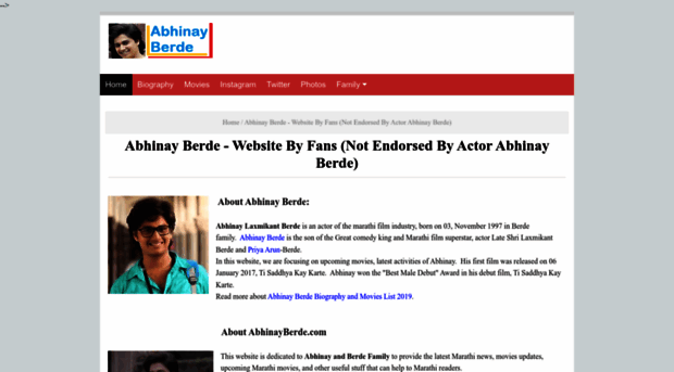 abhinayberde.com