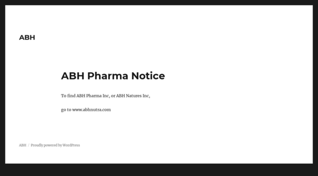 abhpharma.com