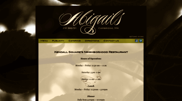 abigailsrestaurant.net