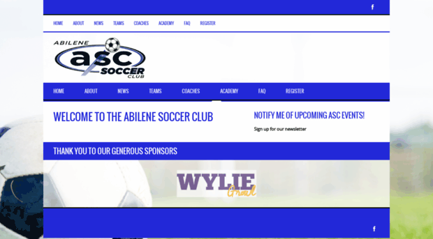 abilenesoccerclub.com