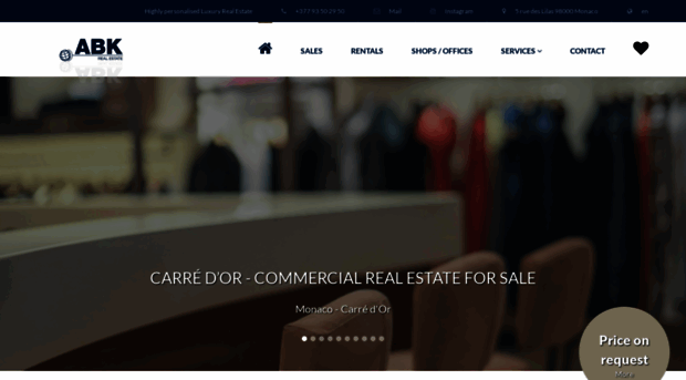 abkrealestatemonaco.com