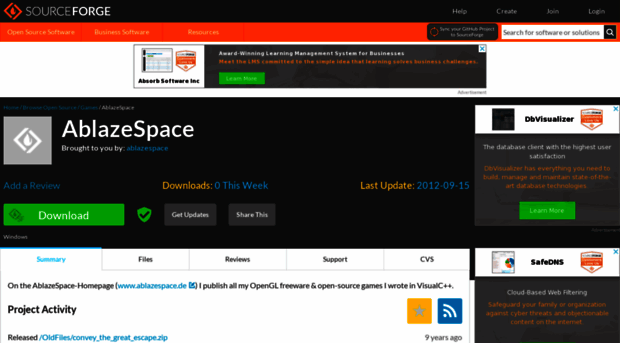 ablazespace.sourceforge.net