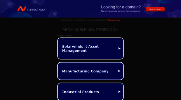 abominableindustries.com