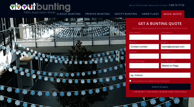 aboutbunting.com.au