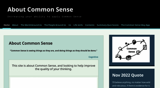 aboutcommonsense.com