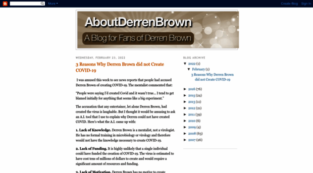 aboutderrenbrown.blogspot.com