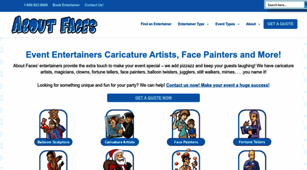 aboutfacesentertainers.com