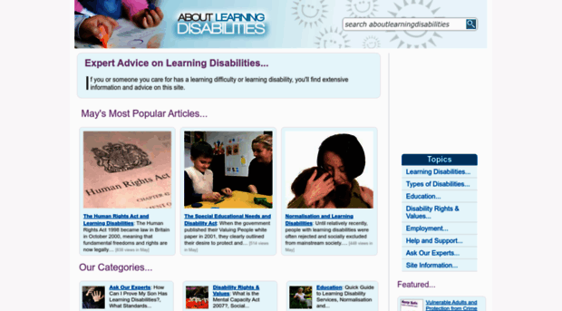 aboutlearningdisabilities.co.uk