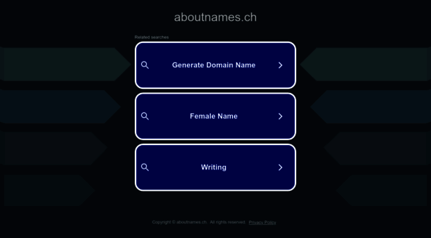 aboutnames.ch