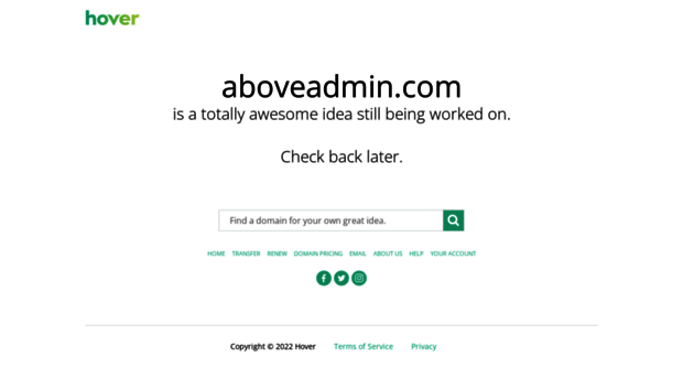 aboveadmin.com