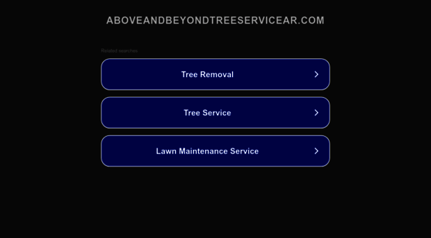 aboveandbeyondtreeservicear.com