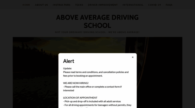 aboveaveragedrivingschool.com