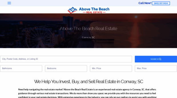 abovethebeachrealestate.com