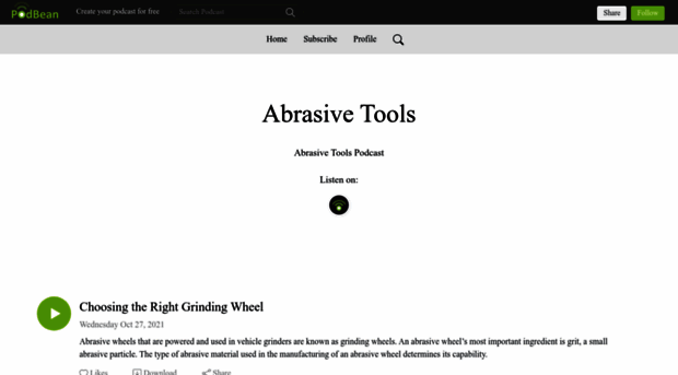 abrasivetools.podbean.com