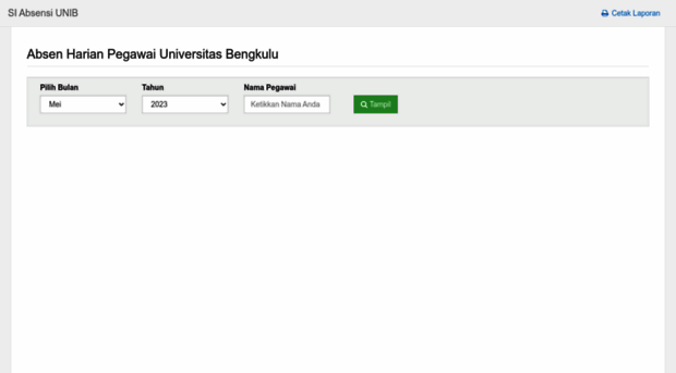 absensi.unib.ac.id